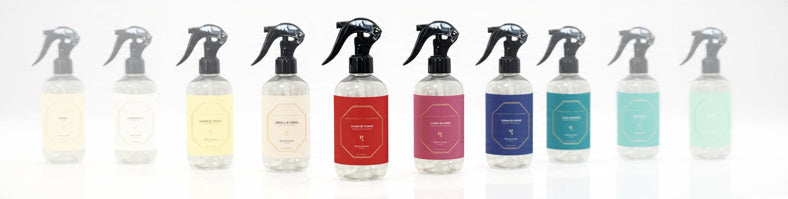 brume de linge, spray textile, parfum linge, parfum maison, brume parfumée