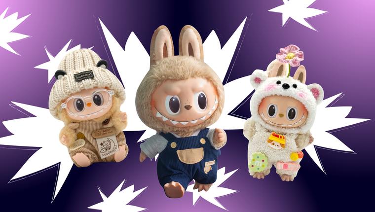 Peluches kawaii Labubu à collectionner, édition limitée